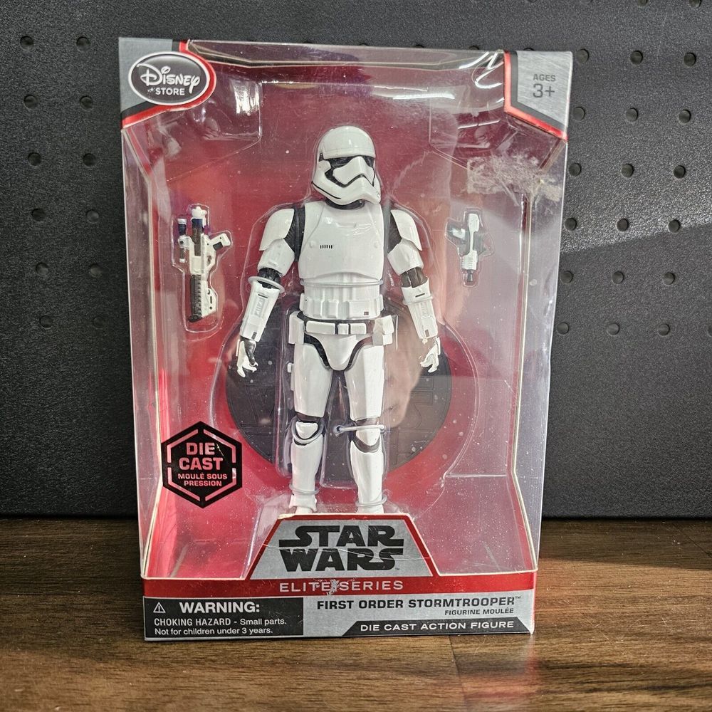 Disney Store Star Wars Elite Series First Order Stormtrooper Die Cast NEW